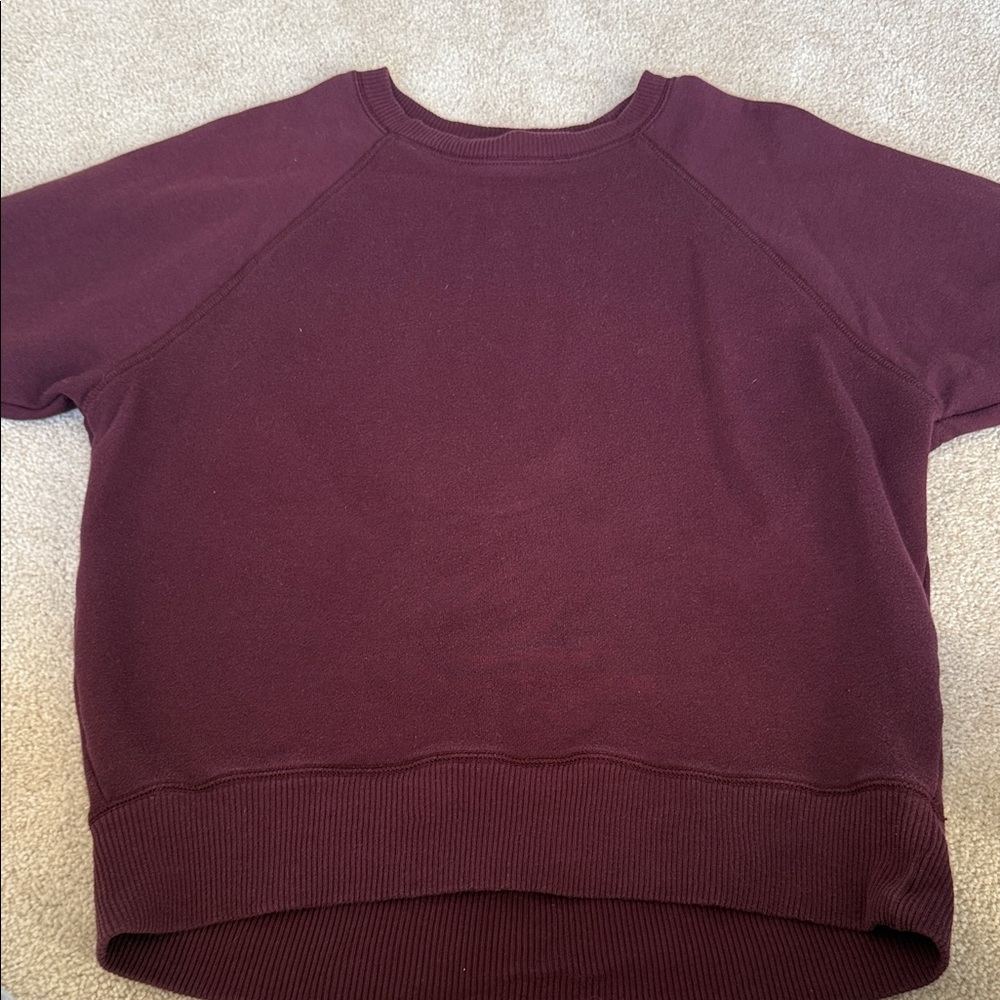 Aerie Legging Soft Maroon Sweatshirt Size XS